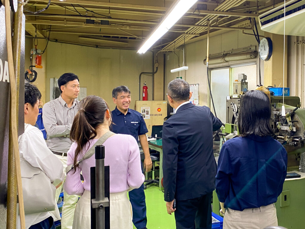 生駒オープンファクトリープレ 連携企業相互訪問1回目 写真2